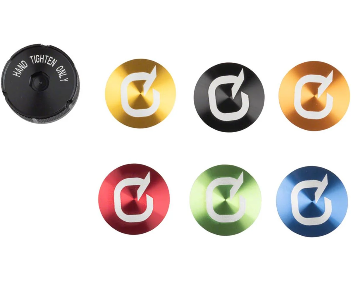 Quarq Battery Colored Decals (Black, Grey, Red, Blue, Orange, Green, Yellow)